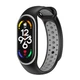 Ремінець для Xiaomi Mi Band 5/6/7 N Sport Колір Grey/White - изображение 4
