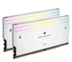Оперативна пам'ять Corsair 32GB (2x16GB) 6400MHz CL32 Dominator Titanium White RGB (CMP32GX5M2B6400C32W) EU - зображення 2