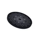 Лейка для верхнего душа круглая Qtap Hlavova D 230 мм QTHLA107BLM45788 Black Matt черная - изображение 1