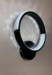 Светильник светодиодный настенный, LED бра LUMINARIA AKRILIKA ROUND 17W 1R ON/OFF BLACK/CLEAR 220V IP20 - изображение 5