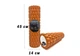 Массажный ролик EasyFit Grid Roller 45 см v.2.1 Оранжевый - изображение 1