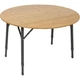 Стіл Bo-Camp Poundbury Round 90x90 см Brown 1404656 DAS302111 - зображення 1
