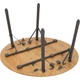 Стіл Bo-Camp Poundbury Round 90x90 см Brown 1404656 DAS302111 - зображення 2