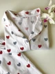 Домашняя женская пижама COSY красные сердца на белом рубашку+брюки. ХL (CS) - изображение 7