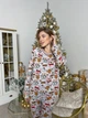 Домашняя женская пижама COSY с начесом "Рождество" ХL (CS) - изображение 2