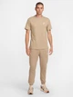 Футболка хлопковая длинная мужская Nike M Nsw Club Tee AR4997-248 S Бежевая (197597645216) - изображение 3
