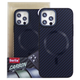 Чохол Berlia Armor Carbon для Apple iPhone 15 Pro бампер з MagSafe Blue - зображення 2