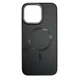 Чехол Berlia Armor Carbon для Apple iPhone 14 бампер с MagSafe Black - изображение 2