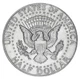 Монета США 50 центов (халф) 1964 Серебро F-VF Джон Кеннеди - первый год выпуска (Ag 900, 12,5 грамм) - изображение 2