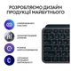 Клавиатура Logitech MX Keys S Plus Palm Rest Graphite (920-011589) - изображение 2