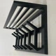 Вешалка настенная Metalzavod на 6 крючков в стиле Loft 60 см черный (112-17-4030020100004) - изображение 1