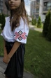 Дитяча футболка-вишиванка Koala Fashion Орнамент 110 білий - зображення 3