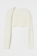 Болеро H&M M молочний 808992880 - зображення 1