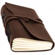 Шкіряний Блокнот записна книга A5 Comfy Strap ручної роботи зі шкіри Crazy Horse Коричневий - зображення 4