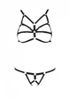 Комплект белья из стреп Passion Exclusive ARMANDA SET Черный S/M - изображение 1