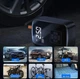 Автокомпрессор автомобильный EAFC LB-006 аккумуляторный насос 100W портативный для накачивания шин для автомобиля велосипеда мотоцикла 150PSI Black - изображение 6