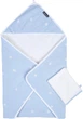 Полотенце с капюшоном Childhome 80x80 flower blue (CCBCMBF) - изображение 2