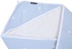 Полотенце с капюшоном Childhome 80x80 flower blue (CCBCMBF) - изображение 4