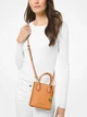 Сумка кросс-боди женская из натуральной кожи маленькая Michael Kors 365945117 Оранжевая (1159811221) - изображение 2