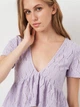 Топ женский Pull & Bear 9244314612 M Лиловый (KC1000000037530) - изображение 4
