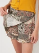 Юбка-шорты мини летняя женская Pull & Bear 5395332020 L Комбинированная (KC1000000037553) - изображение 4