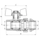 Кран с американкой 1/2" "антипротечка" (Koer KR.227.W-Gi) белый (KR0190) - изображение 2