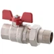 Кран с американкой прямой Roho R105-075 - 3/4" (RO0087) - зображення 1