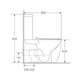 Унитаз-компакт Mixxus Premium Ellipse-0402-R 660x390x855mm, система смыва RIMLESS (MP6468) - зображення 3