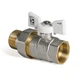 Кран с американкой 1" (Koer KR.227.W) белый (KR0098) - изображение 3
