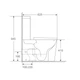 Унитаз-компакт Mixxus Premium Bevel-0401-T1 625x390x845mm, система смыва TORNADO 1.0 (MP6473) - зображення 6