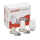 Комплект для подключения радиатора Koer SET-15 - 1/2"x3/4" (прямой) с термоголовкой НН (KR3180) - зображення 5