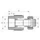 Муфта з євроконусом і накидною гайкою 20x3 /4 PPR Koer K0240.PRO (KP2606) - изображение 2
