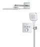 Душевая система скрытого монтажа на 3 выхода с термостатом Grohe Grohtherm SmartControl (34864000) - зображення 6
