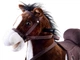 Гойдалка-кінь Mustang темно-коричневий - зображення 2