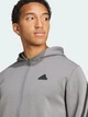 Толстовка на молнии мужская Adidas M Fi 3S Fz IW8529 M Серая (4067896663333) - изображение 5