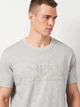 Футболка хлопковая мужская GANT Reg Tonal Shield Ss T-Shirt 2003140-93 M Серая (7325706686468) - изображение 4