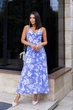 Летнее длинное платье на запах Fashion 46/48 лавандовый - изображение 1