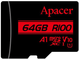Карта памяти Apacer microSDHC 64GB Class 10 UHS-I (AP64GMCSX10UB-RA) - изображение 1