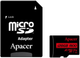 Карта памяти Apacer microSDHC 128GB Class 10 UHS-I + SD adapter (AP128GMCSX10UB-R) - изображение 1