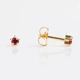 Стерильные серьги-иглы Studex для прокола ушей пистолетом M-101 Garnet 2 мм (пара) - изображение 2