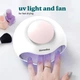 Портативная УФ лампа для полимеризации гель-лаков и акрила Nail Polish Dryer 2-in-1 HoMedics - изображение 2
