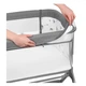 Кроватка Lionelo приставная Leonie Plus 3 в 1 Grey Stone (LO-LEONIE PLUS GREY STONE) - изображение 6