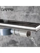 Трап для душу під плитку 70*600мм із нержавіючої сталі GAPPO G86007-4 - зображення 7