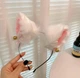 Котячие ушки Неко со звоночком белый обруч для волос - изображение 2