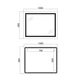 Зеркало Qtap Cardinal 1000х800 с LED-подсветкой Touch, с антизапотеванием, с диммером, рег. темп. цвета (3000-6500K) QT0478C10080 - изображение 2