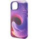 Кожаный чехол Colour Splash для Apple iPhone 12 Pro / 12 (6.1") (Фиолетовый / Розовый) - зображення 3