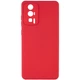 Силиконовый чехол Candy Full Camera для Xiaomi Poco F5 Pro (Crimson) - изображение 1