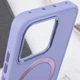 TPU чохол Bonbon Metal Style with MagSafe для Xiaomi 14 Pro (MediumSlateBlue) - зображення 5