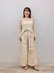 Брюки женские Uniqlo 67919787 2 Молочные (1159810885) - изображение 10