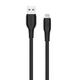 Кабель USB WALKER C595 Lightning black - изображение 1